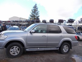2002 TOYOTA SEQUOIA LIMITED SILVER 4.7L AT 4WD Z19499